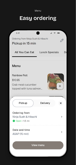 Ninja Sushi & Hibachi To Go Screenshot 2