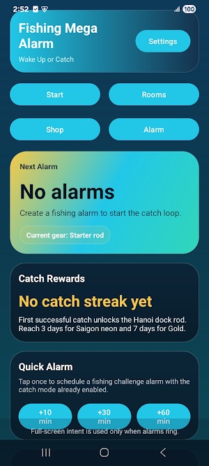 Mega Fishing Alarm – Wake Up Screenshot 0