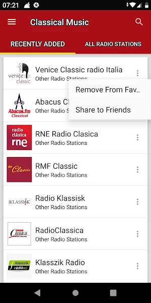 Classical Music Radio Stations Screenshot 3