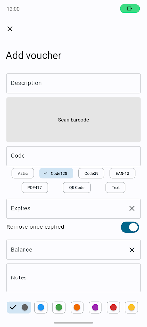Voucher Vault Screenshot 3