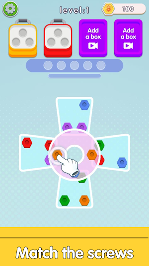 Glass Bolts Jam - Screw Puzzle Screenshot 1