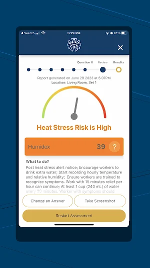 IATSE 891 Heat Stress Screenshot 3