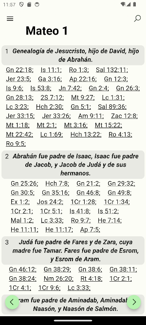Biblia De Referencia Cruzada Screenshot 0