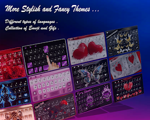 Gif Keyboard App - Heart Theme Screenshot 3