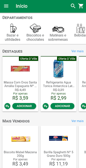 D'Ville - Supermercado Online Screenshot 0