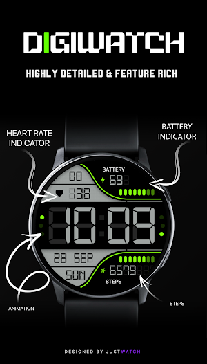 Digiwatch WatchFace Screenshot 3
