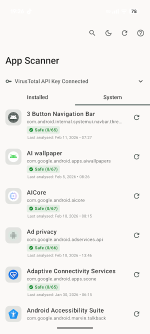 VT App Scanner Screenshot 3