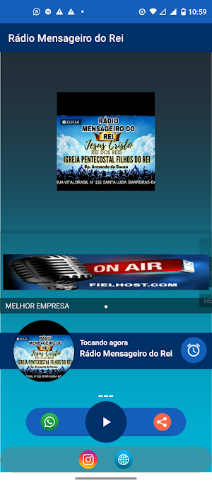 Rádio Mensageiros do Rei Screenshot 0