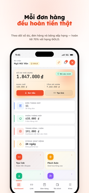 Hoantien - Mua sắm hoàn tiền Screenshot 0