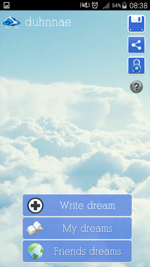 Dream journal Screenshot 0