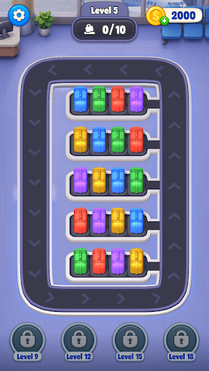 Luggage Flow: Color Sort Screenshot 2