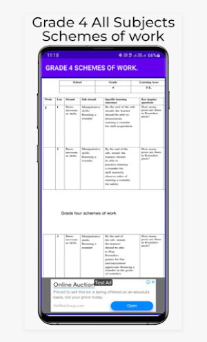 Grade 6 all subjects schemes Screenshot 2