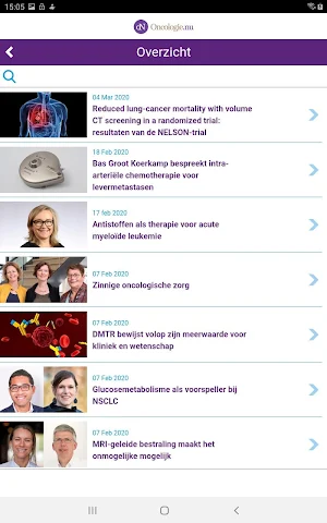Oncologie.nu Screenshot 1