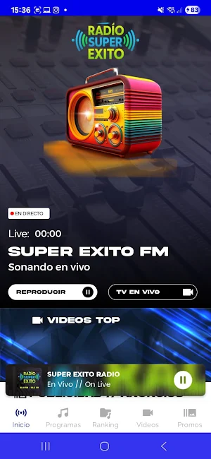 Radio Super Exito Ecuador Screenshot 1