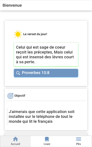 Bible en Français Screenshot 0
