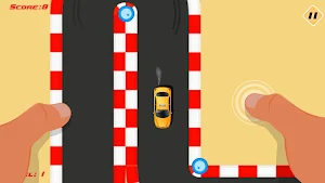 2D Car Drifter Racing Game Screenshot 1