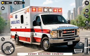 US Ambulance Emergency Game 3d Screenshot 0