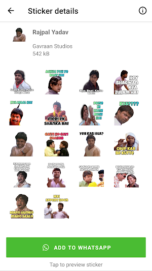 Bollywood Stickers Screenshot 3