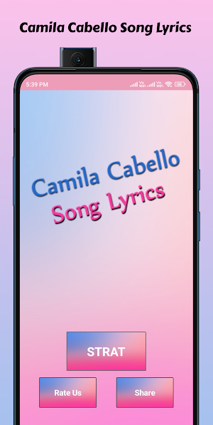 Camila Cabello Song Lyrics Screenshot 1