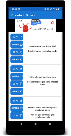 Proverbs In Oromo Screenshot 1