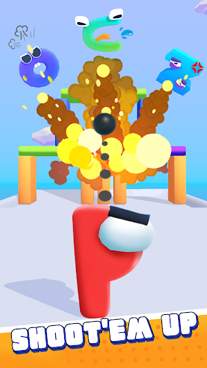 Angry Alphabet: ABC Shooting Screenshot 1