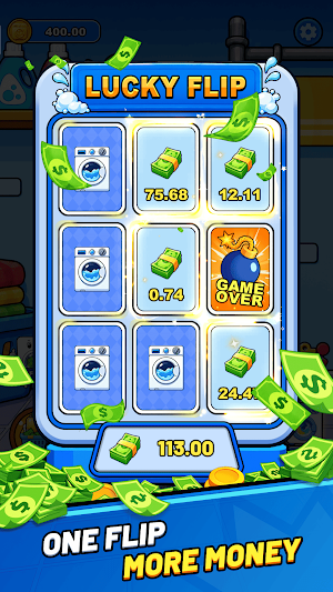 Cash Tap Washer: Earn Money Screenshot 2