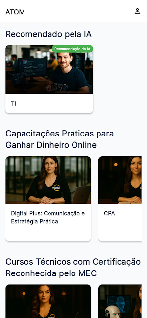 Atom Educacional Screenshot 0