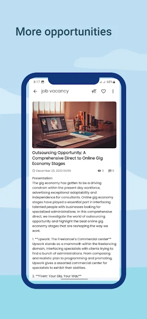 Cloudjob Screenshot 2