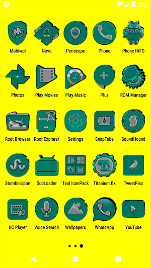 Teal Icon Pack Screenshot 3
