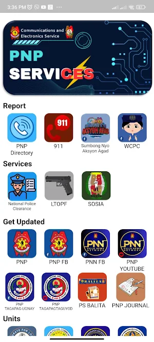PNP SERVICES Screenshot 1