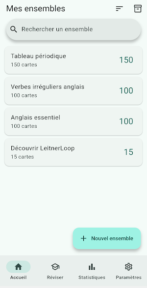 LeitnerLoop Screenshot 1