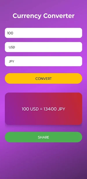 Currency Converter Screenshot 2