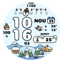 NW122: Digital watch face
