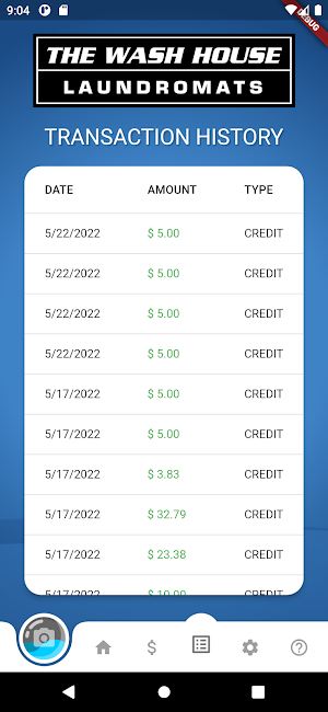 The Wash House App Screenshot 2