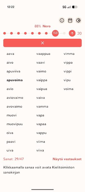 Sanaseppä Screenshot 1