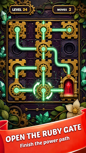 Cogwheel Circuit Bloom: Puzzle Screenshot 3