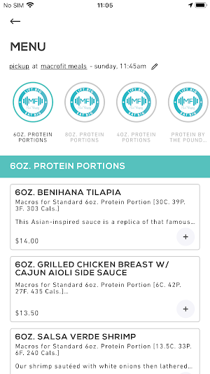 Macrofit Meal Prep Screenshot 2