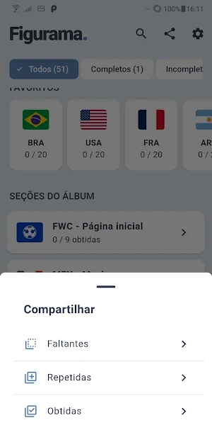 Figurama: Álbum Copa 2026 Screenshot 2