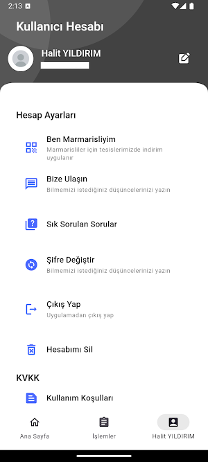 MarmarisApp Screenshot 2