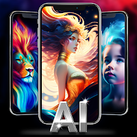 Ai 4K Black Wallpapers 3D App