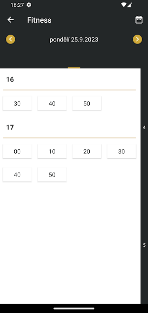 Golden Fitness Screenshot 3