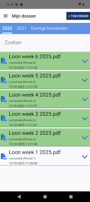 Loondossier Screenshot 1