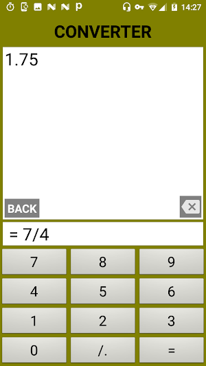 Fraction Calculator - Converter - Common Factor Screenshot 2
