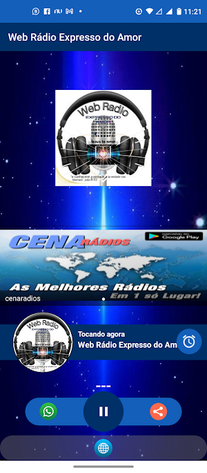 Web Rádio Expresso do Amor Screenshot 2