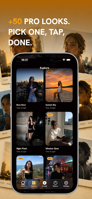 Stunna - Photo Editor & Glow Screenshot 3
