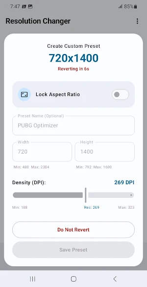 Resolution Changer - Pad View Screenshot 3