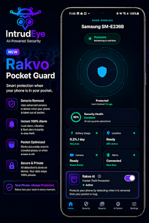 IntrudEye: Anti-Theft Security Screenshot 0