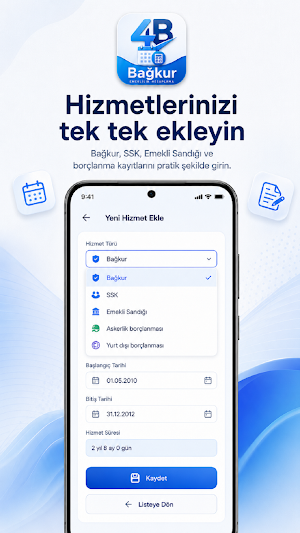 Bağkur Emeklilik Hesaplama Screenshot 3