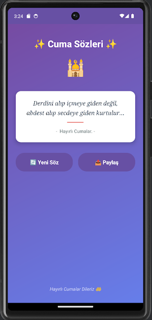 Cuma Sözleri - Hayırlı Cumalar Screenshot 1