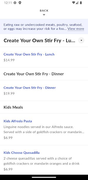 Blue Pacific Grill Screenshot 2